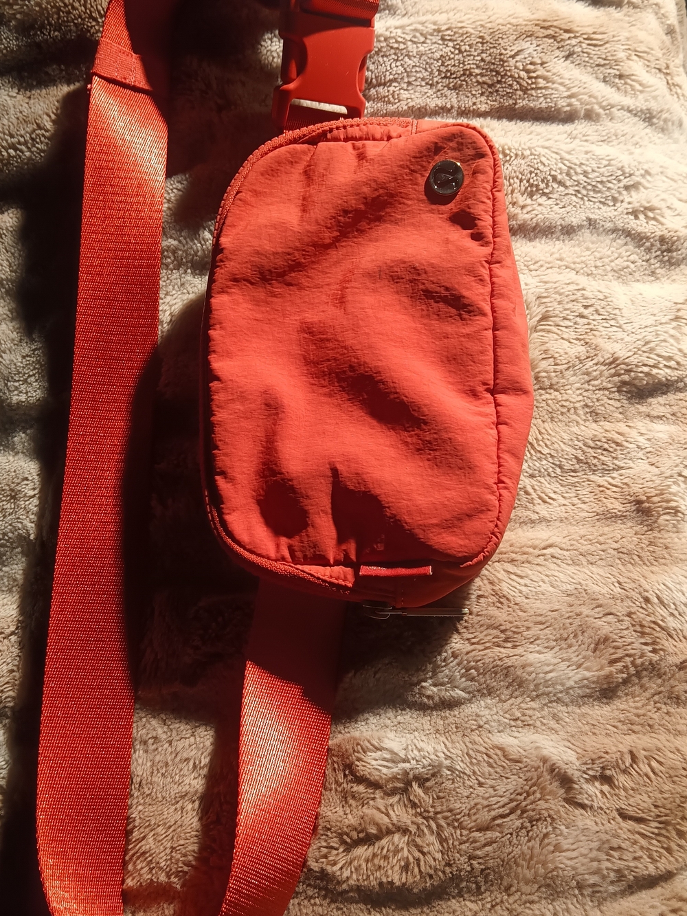 lululemon athletica Small Red Crossbody Hobo Sling